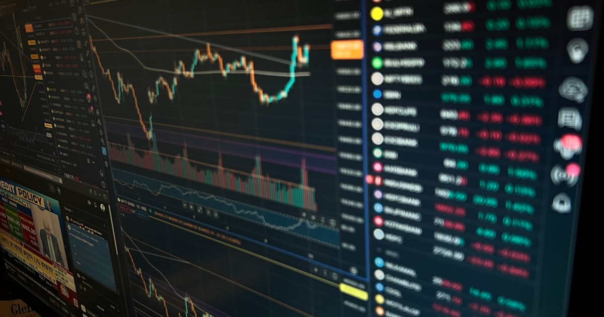AktieGo market data and trading terminal visualization