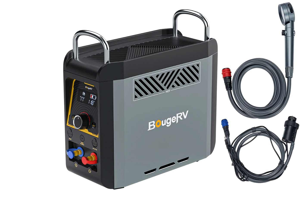 New BougeRV Water Heater Delivers Instant Hot Showers Outdoors
