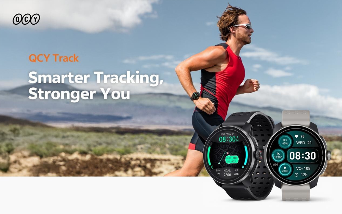 QCY Announces Track S10 Smartwatch for High-Performance Athletes