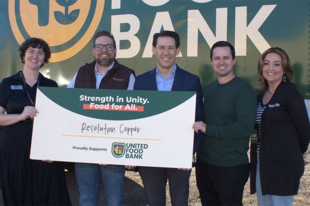 Resolution Copper Supports Arizona Families with Landmark $285,000 Food Security Commitment