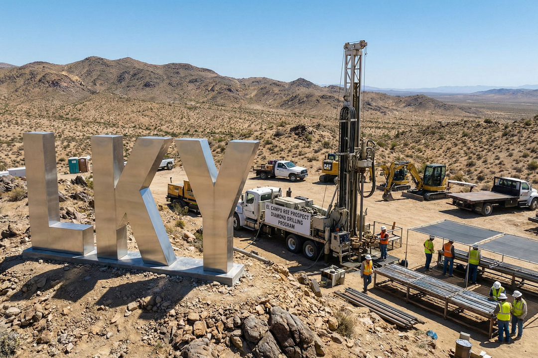 Locksley Starts Drilling California's Most Strategically Located REE Prospect