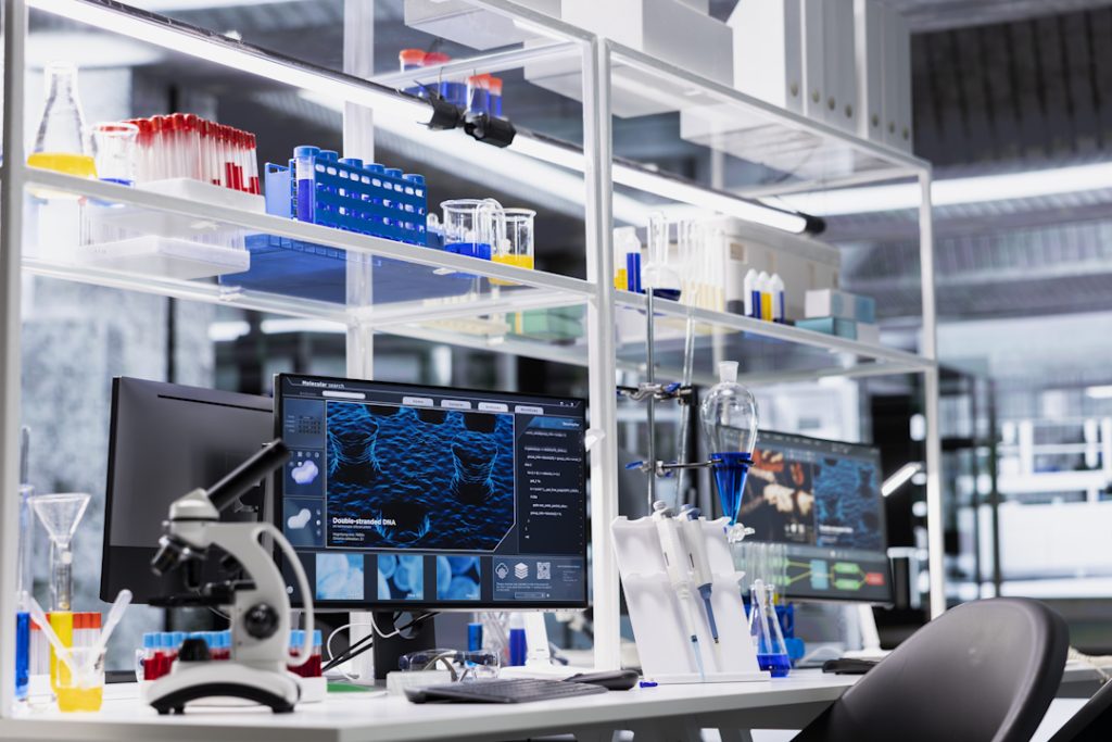 laboratory research scientist screen